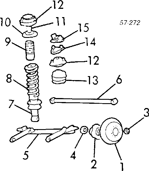 MB242336 Mitsubishi Amortecedor traseiro