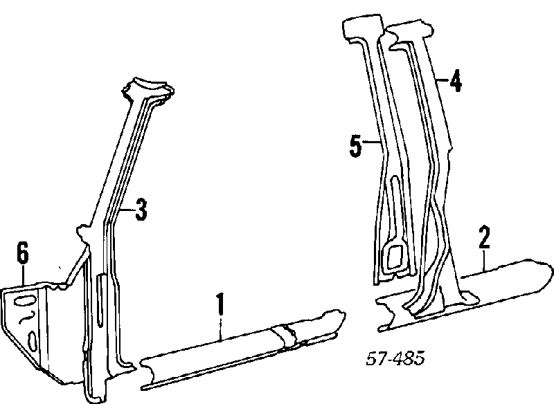 MB408789 Mitsubishi Acesso externo esquerdo