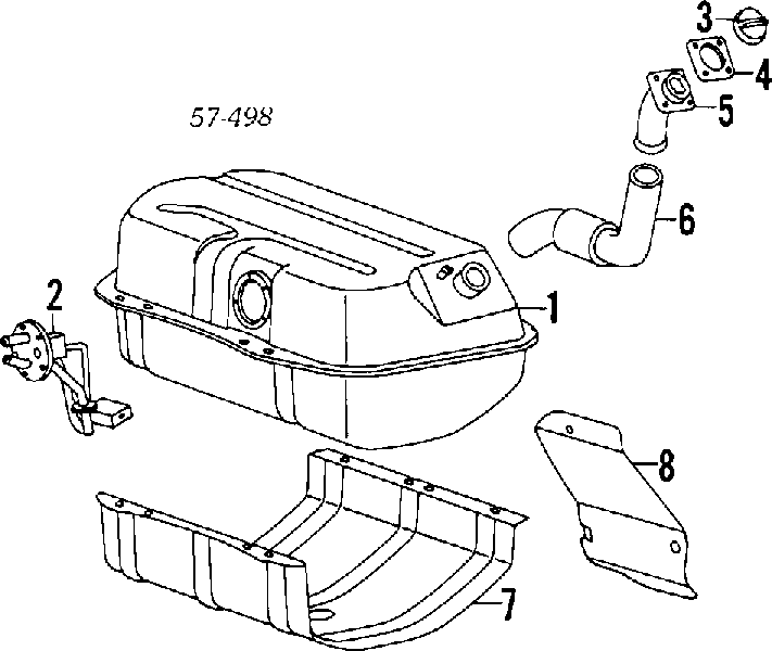 Módulo de bomba de combustível com sensor do nível de combustível Mitsubishi Pajero I L04G, L14G ao melhor preço