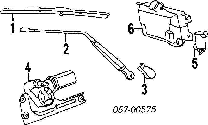 MB628750 Mitsubishi Tanque de fluido para lavador de vidro traseiro