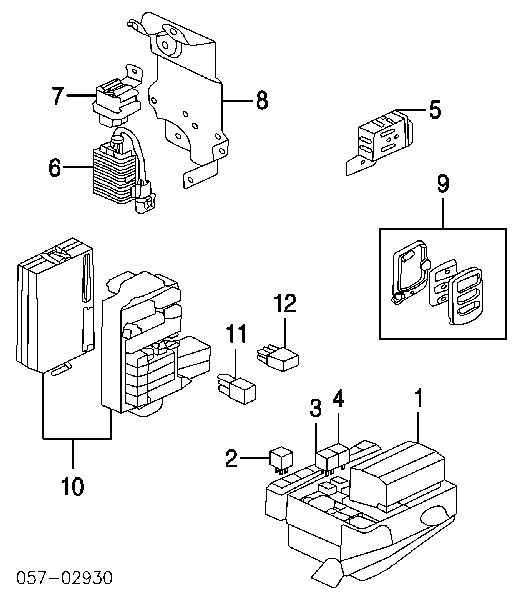 A0035420819 Mercedes Relê de ventilador
