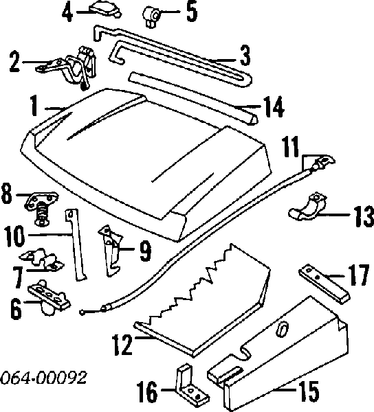 Fecho da capota para Land Rover Discovery II LJ ,LT