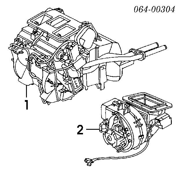 AWR1388 Land Rover Motor de ventilador de forno (de aquecedor de salão)