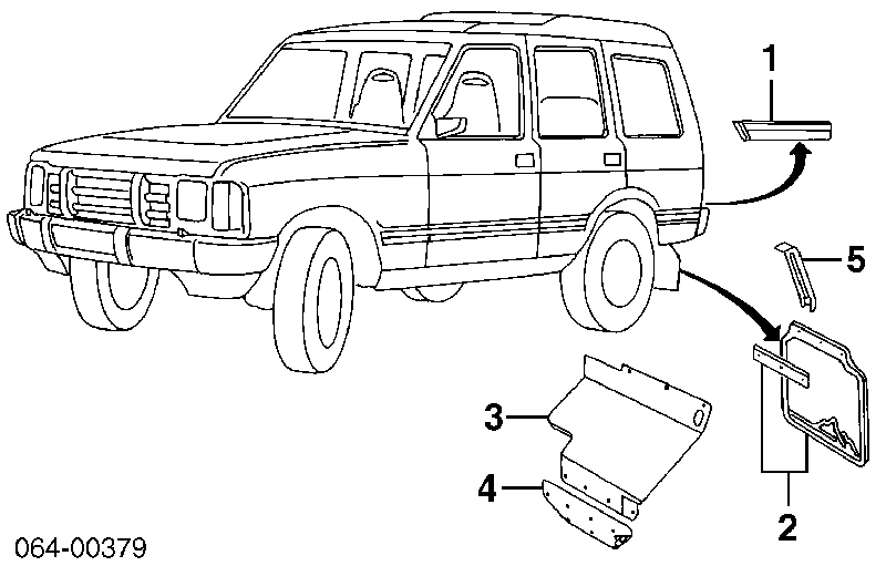 Protetores de lama traseiros, kit para Land Rover Discovery II LJ ,LT