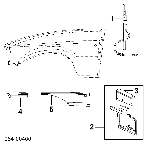 Protetores de lama dianteiros, kit para Land Rover Discovery II LJ ,LT
