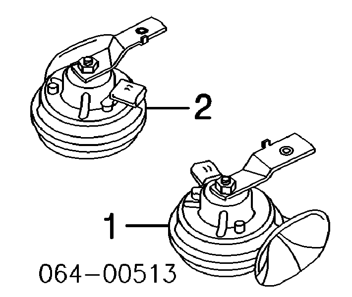Sinal sonoro (cláxon) para Land Rover Discovery II LJ ,LT