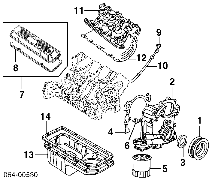ADJ136201 Blue Print Vedante de tubo coletor de admissão