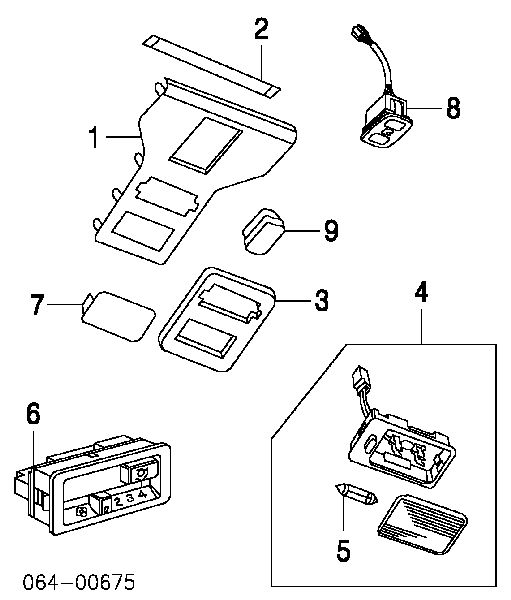 Unidade de controlo dos modos de aquecimento/condicionamento para Land Rover Discovery II LJ ,LT