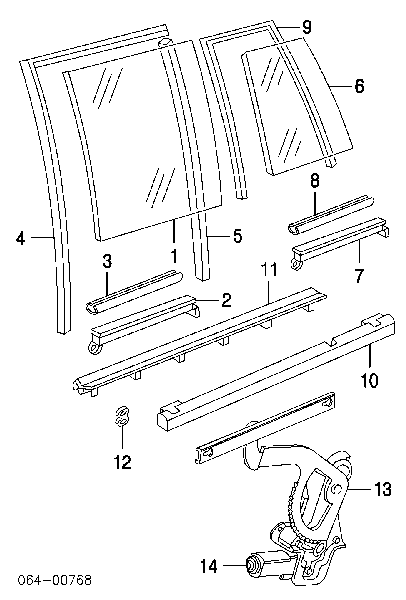Mecanismo de acionamento de vidro da porta traseira direita Land Rover CVH101240 preço, a partir de 107,86 USD