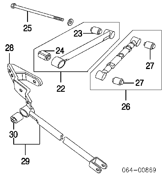 Barra transversal de suspensão traseira Metalcaucho 06694 preço, a partir de 8,23 USD