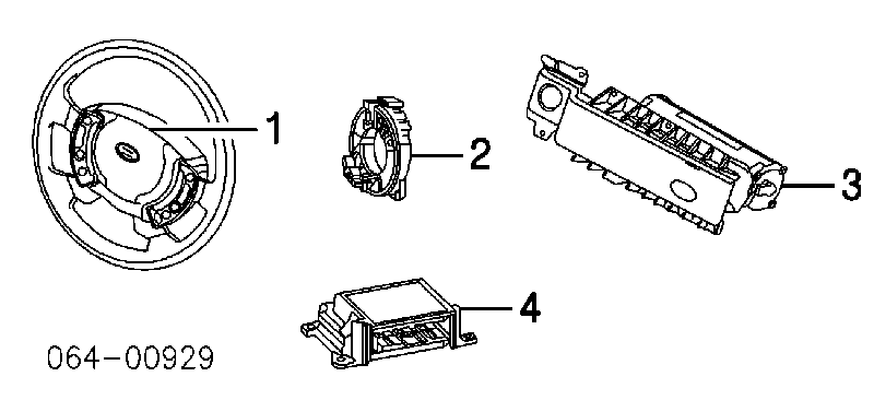 Anel AIRBAG de contato, cabo plano do volante para Land Rover Range Rover III L322
