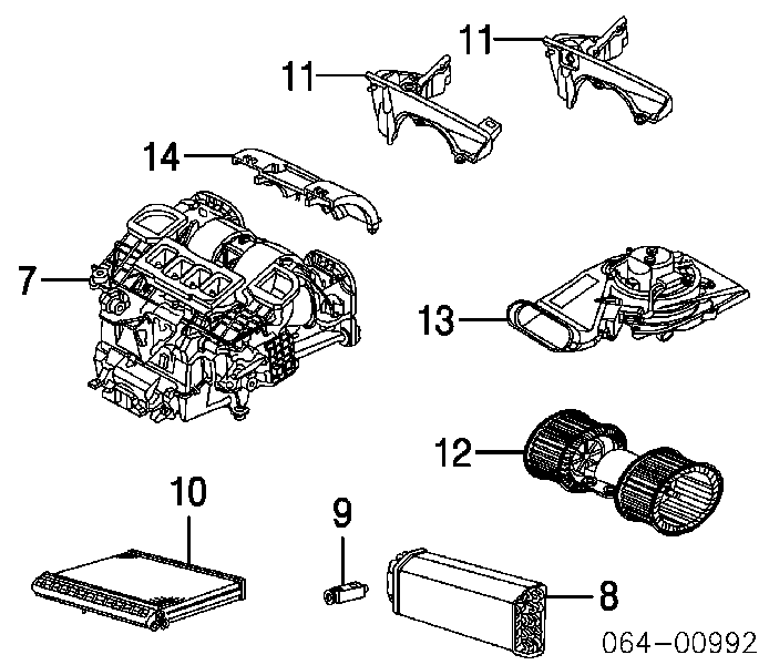 0040220002 Depo/Loro/Abakus Motor de ventilador de forno (de aquecedor de salão)