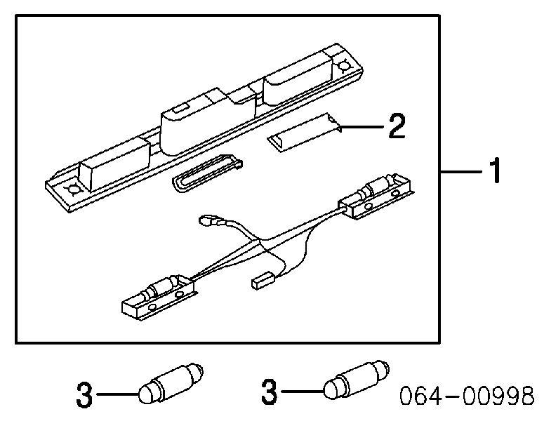 Lanterna da luz de fundo de matrícula traseira Land Rover XFJ000020 preço, a partir de 20,36 USD