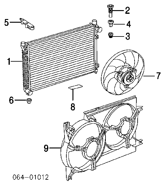 PCC000320 Land Rover Radiador de esfriamento de motor