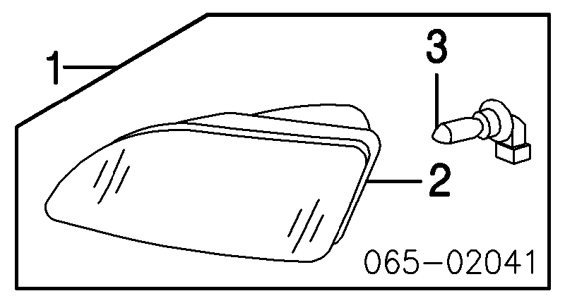 8122048020 Toyota Luzes de nevoeiro esquerdas