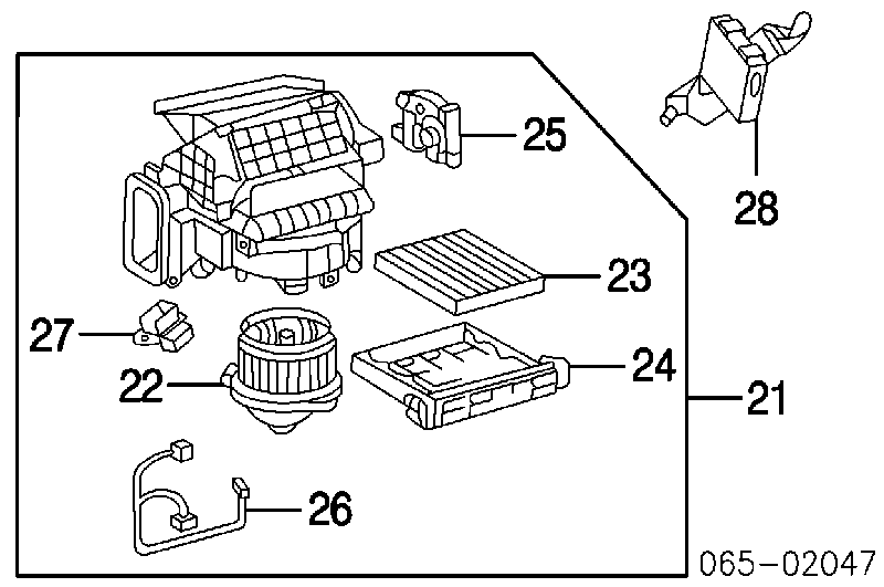 8710348040 Toyota Motor de ventilador de forno (de aquecedor de salão)