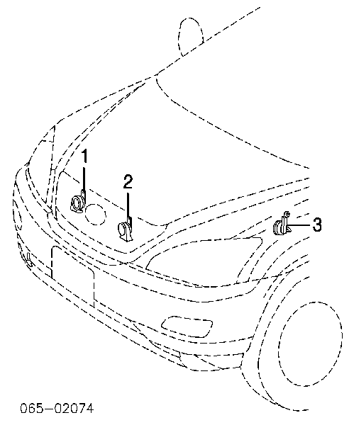 8651048050 Toyota Sinal sonoro (cláxon)