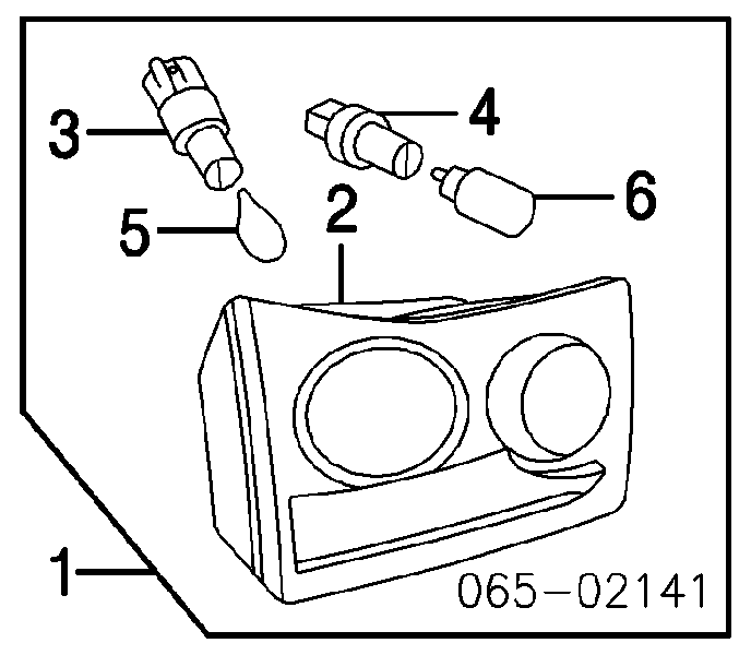 8158148050 Toyota Lanterna traseira direita interna