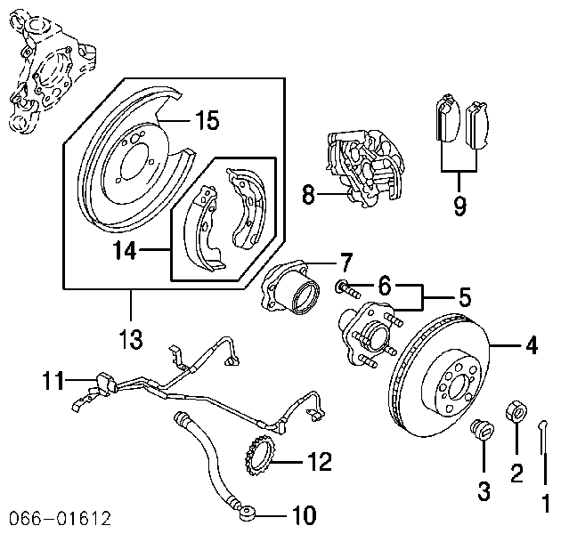 43202WL010 Nissan/Infiniti Cubo traseiro