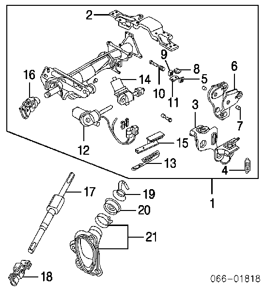 Junta universal inferior da árvore da coluna de direção Nissan/Infiniti 48080CG000 preço, a partir de 42,06 USD