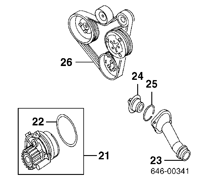 Vedante de termostato Audi A6 4F2