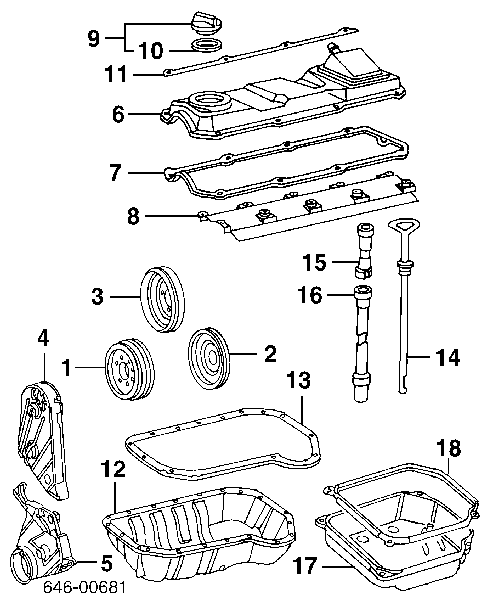 Sonda (indicador) do nível de óleo no motor Volkswagen Jetta 2 19E, 1G2, 165, 167