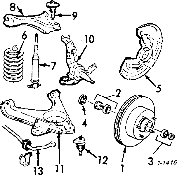 MB109561 Mitsubishi Amortecedor dianteiro