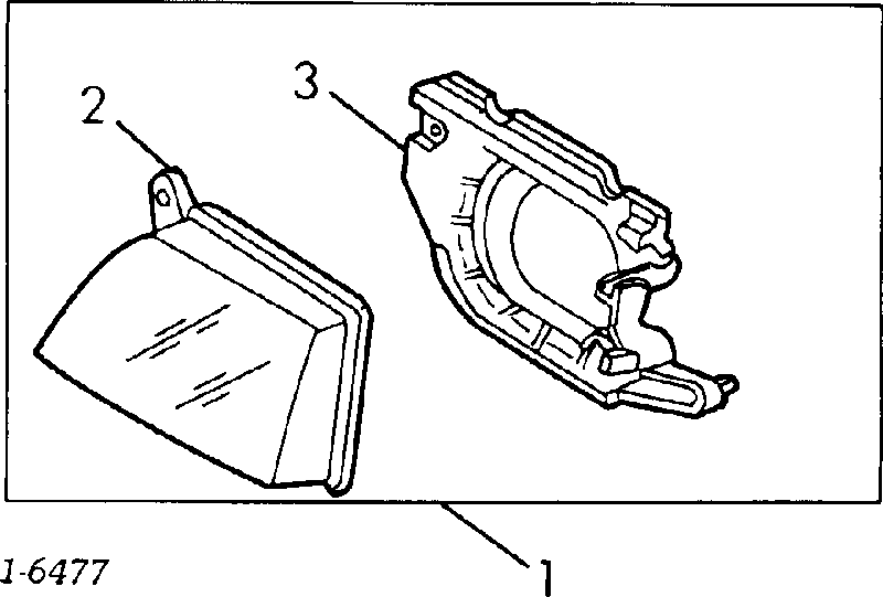 90181010 Opel Consola (adaptador) de fixação das luzes dianteiras