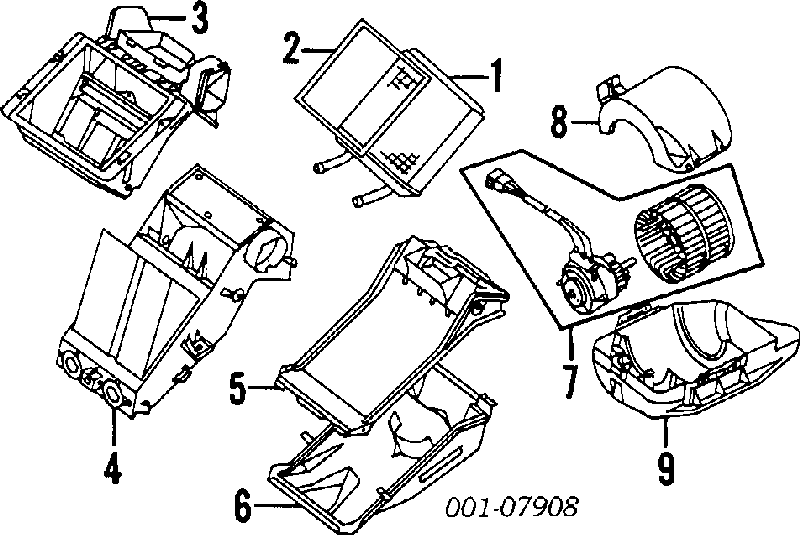 Motor de ventilador de forno (de aquecedor de salão) SKV 94SKV037