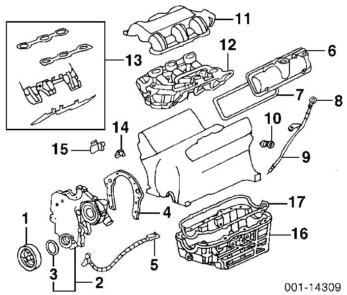 10456555 General Motors Sensor de posição (de revoluções) de cambota