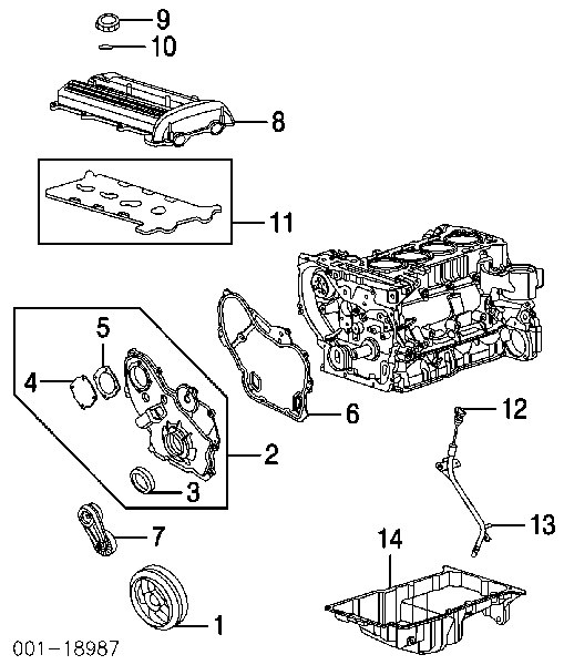 646295 Opel Vedante de bomba de óleo