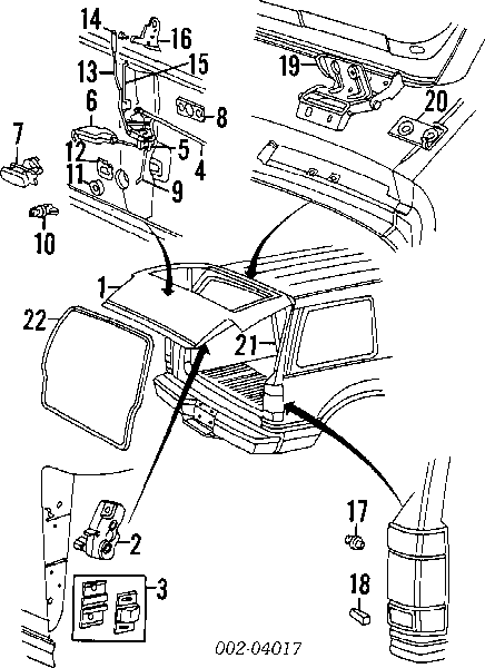Amortecedor de tampa de porta-malas (de 3ª/5ª porta traseira) Ford Explorer preço, a partir de 24,16 USD