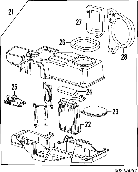 HC14 Ford Radiador de forno (de aquecedor)