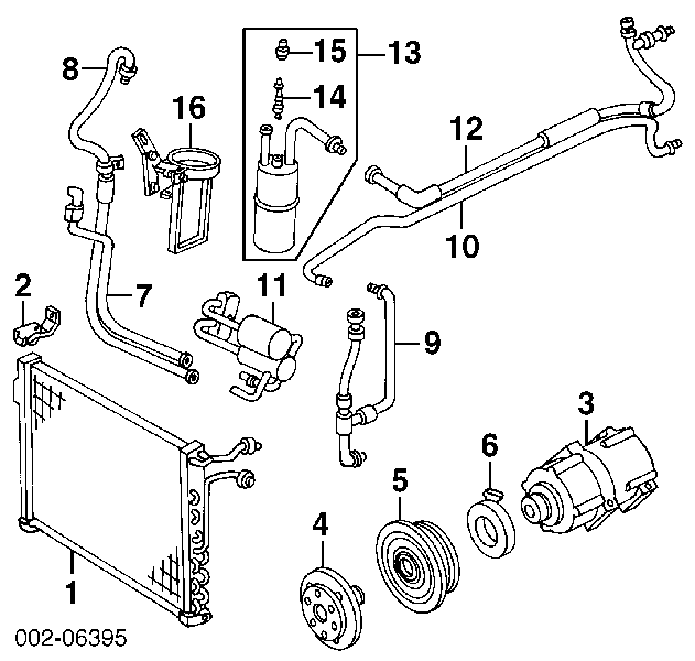 Compre K68086134AA Fiat/Alfa/Lancia Válvula de reabastecimento de aparelho de ar condicionado