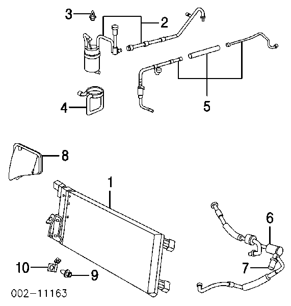 3L8A12A648AA Land Rover Sensor de temperatura do fluido de esfriamento