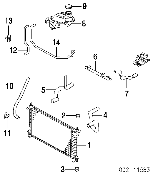 Mangueira (cano derivado) do sistema de esfriamento Ford YS4Z8290BA preço, a partir de 16,47 USD