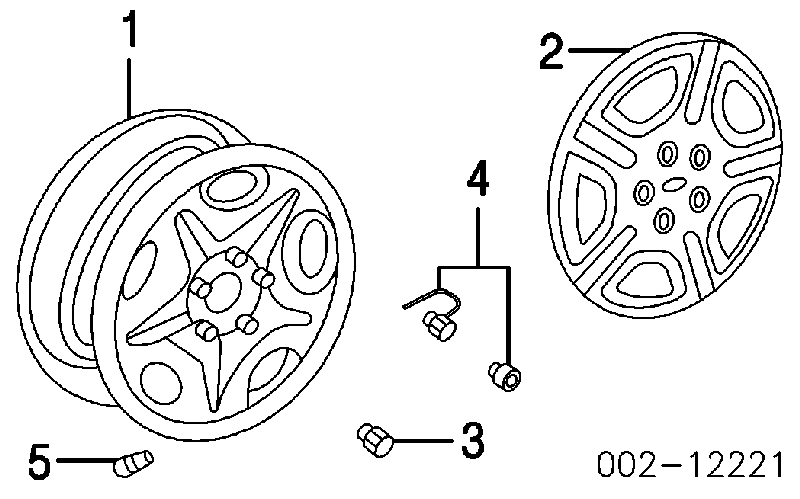 Parafuso de roda para Ford Ranger  EQ