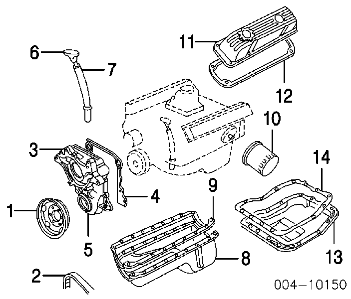 67710 Chrysler Vedação dianteira de cambota de motor