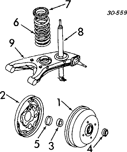 5504501A05 Nissan/Infiniti Bloco silencioso do braço oscilante inferior traseiro