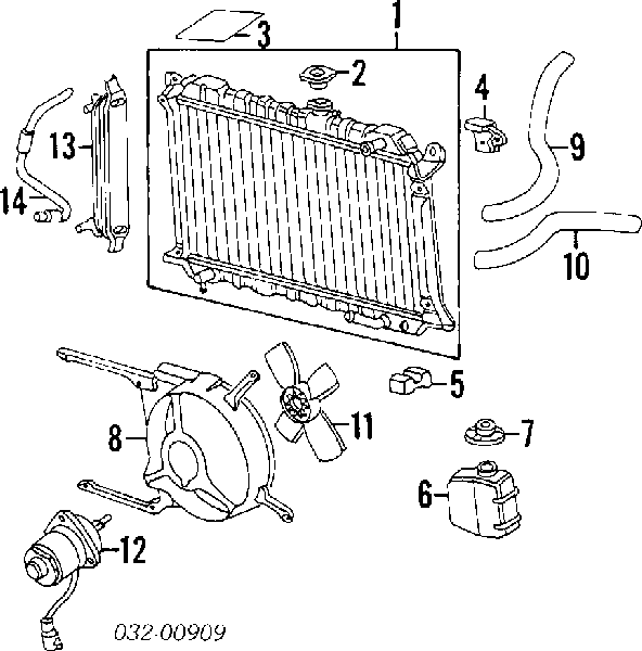 62261 Nissens Radiador de esfriamento de motor