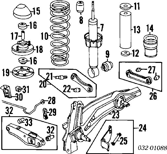 Bloco silencioso da barra Panhard (de suspensão traseira) Honda 52343SK3000 preço, a partir de 4,97 USD