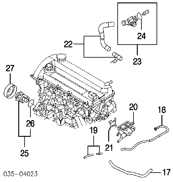 L32715170 Mazda Termostato