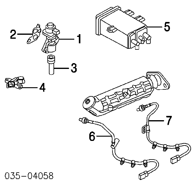 LF0120305 Mazda Vedante de válvula EGR de recirculação