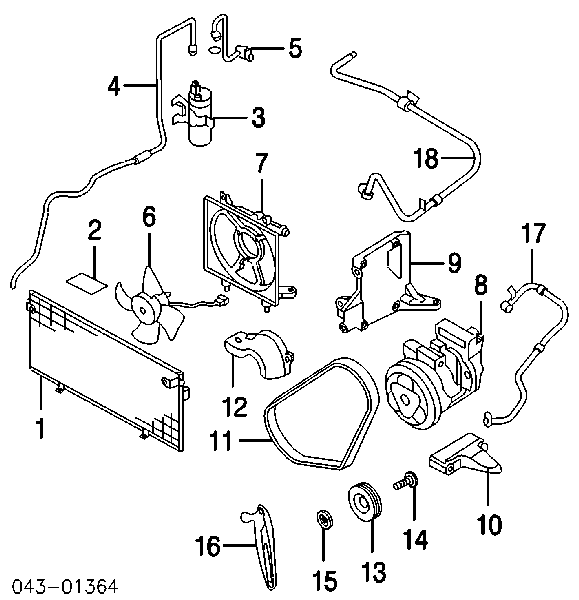 Rolo de reguladora de tensão da correia de transmissão Subaru 73131FC000 preço, a partir de 47,97 USD