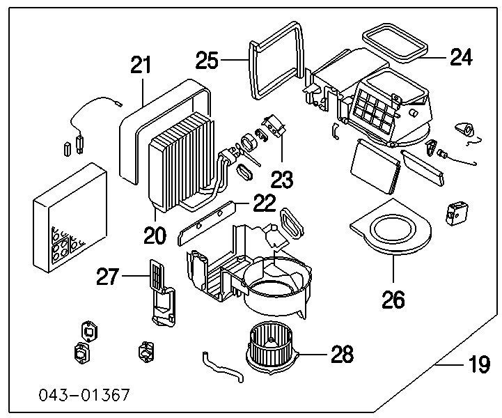 Motor de ventilador de forno (de aquecedor de salão) Subaru 72223AE000 preço, a partir de 59,59 USD