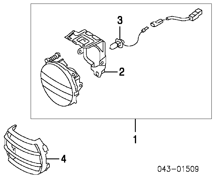 84920PA010 Subaru Lâmpada halógena