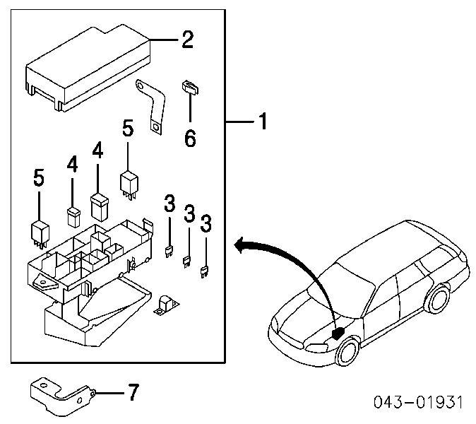 82233FC000 Subaru 
