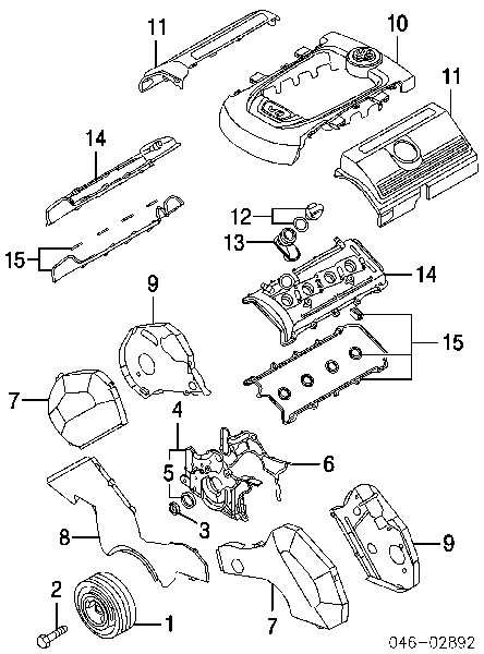 78105229D VAG Parafuso da polia de cambota