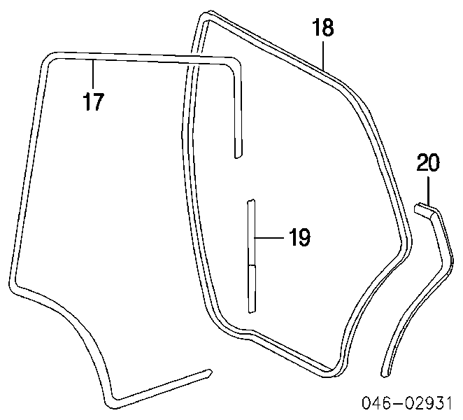 7L0839717 VAG Compactador da porta traseira (na porta)