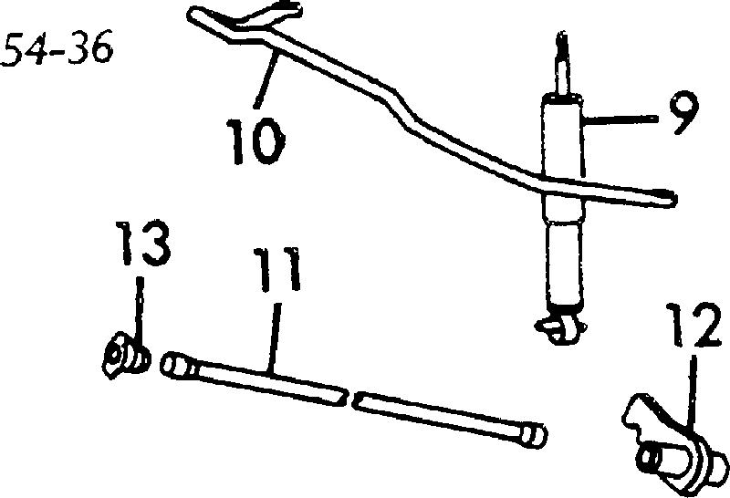MB176291 Mitsubishi Amortecedor dianteiro